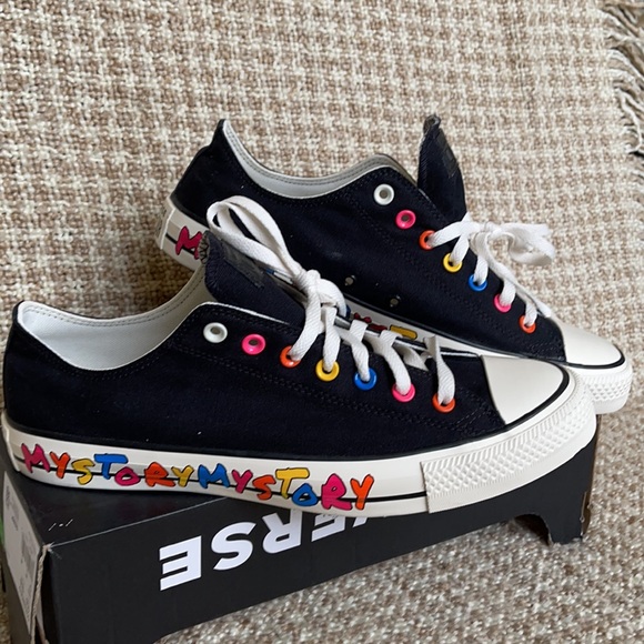 Converse Ctas OX Black/Hyper Pink/Egret MEN`S - Picture 6 of 16